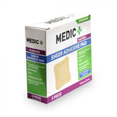 Medic Plaster Adhensive Pad 65x76mm 5's